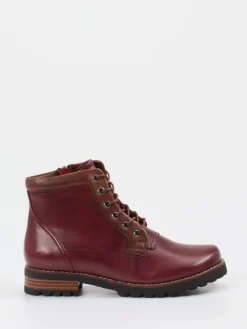 – Schnürstiefelette aus Lammleder bordeaux*Ralph Harrison