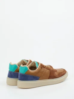 Herren Ralph Harrison – Sneaker aus Kalbleder im Materialmix