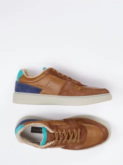 Herren Ralph Harrison – Sneaker aus Kalbleder im Materialmix