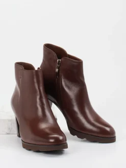Damen Ralph Harrison – Stiefeletten aus Lammleder Dunkelbraun