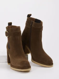 – Stiefelette aus Veloursleder*Ralph Harrison Discount