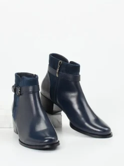 – Stiefelette aus Kalbleder Dunkel*Ralph Harrison Discount