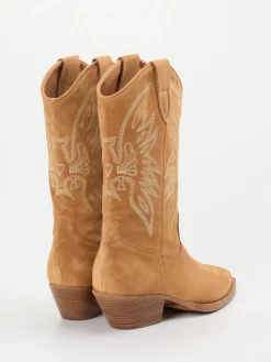 – Westernstiefel aus Veloursleder cognac*Ralph Harrison Sale