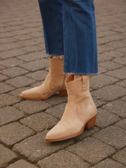 – Western-Stiefeletten aus Veloursleder*Ralph Harrison Sale