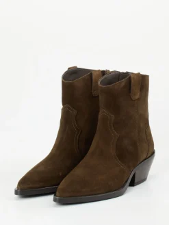 Damen Ralph Harrison – Western-Stiefelette aus Veloursleder