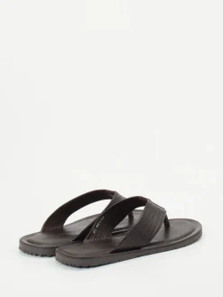 – Zehentrenner aus Kalbleder dunkel*Ralph Harrison Clearance