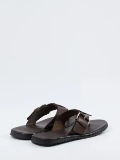 – Zehentrenner aus Kalbleder Dunkel*Ralph Harrison Sale