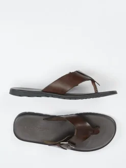 – Zehentrenner aus Kalbleder Dunkel*Ralph Harrison Sale