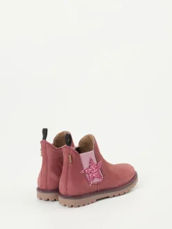 Kinder Ralph Harrison Classic – Chelsea Boots aus Nubukleder Altrosa