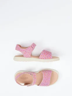 – Sandalen aus geprägtem Leder pinkviolett*Ralph Harrison Classic New