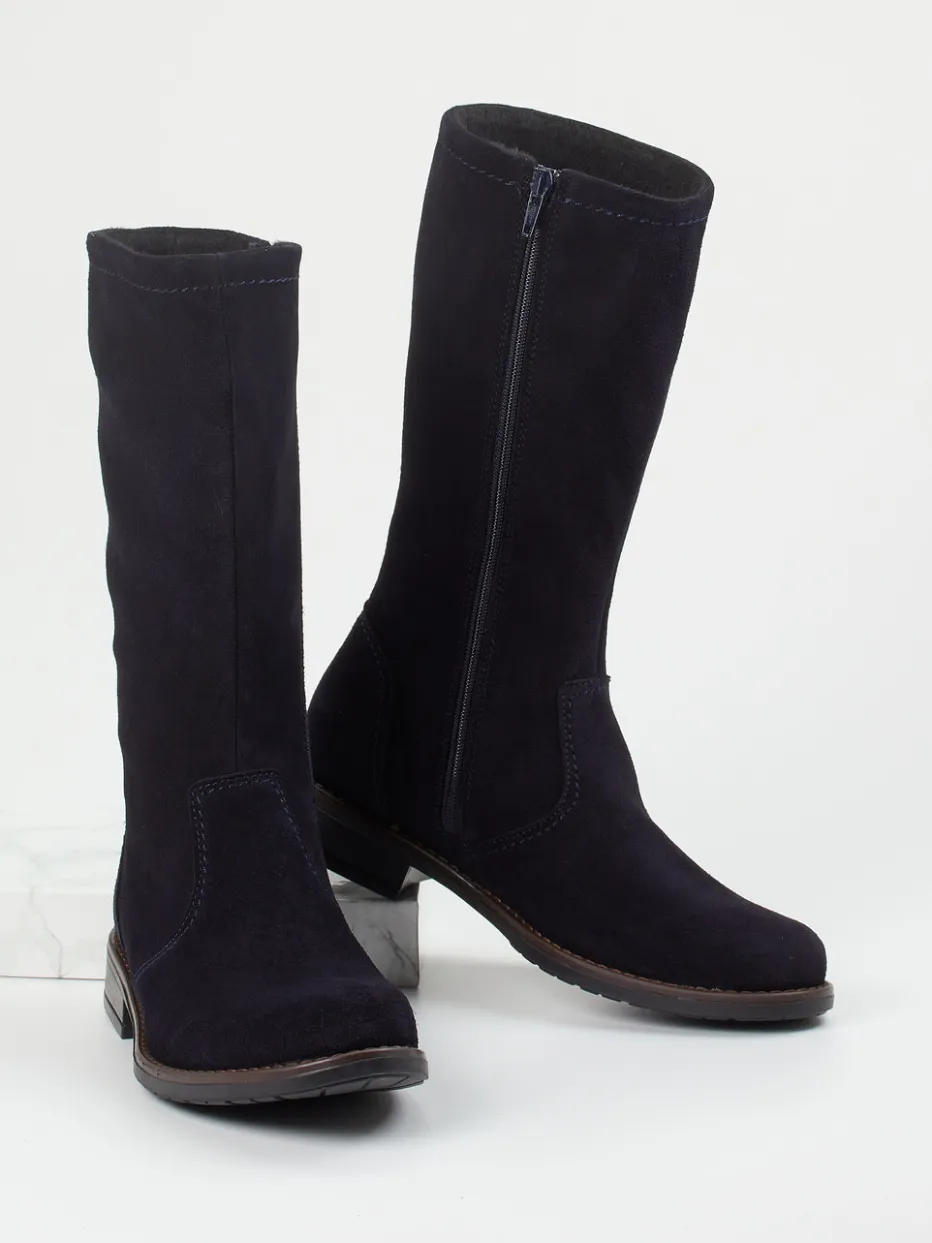 Kinder Ralph Harrison Classic – Stiefel aus Veloursleder Dunkel