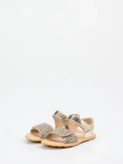 Kinder Ralph Harrison Classic – Sandalen aus geprägtem Leder Gold