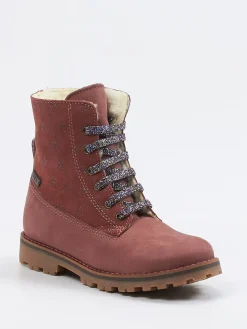 – Schnürboots aus Nubukleder Altrosa*Ralph Harrison Classic New