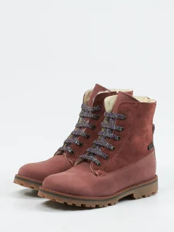 – Schnürboots aus Nubukleder Altrosa*Ralph Harrison Classic New