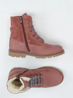 – Schnürboots aus Nubukleder Altrosa*Ralph Harrison Classic New