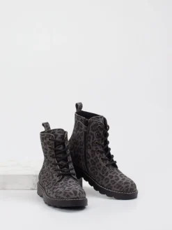 Kinder Ralph Harrison Classic – Schnürboots aus geprägtem Leder