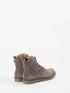 Kinder Ralph Harrison Classic – Schnürboots aus Veloursleder mauvebraun