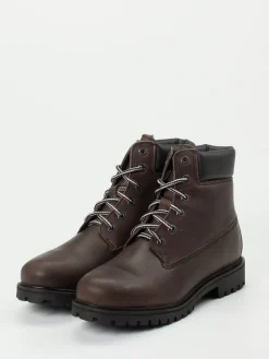 – Schnürboots aus Fettleder Dunkelbraun*Ralph Harrison Country Hot