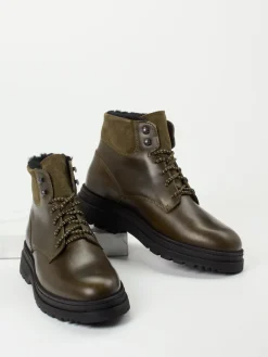 Herren Ralph Harrison Country – Schnürboots aus Fettleder oliv