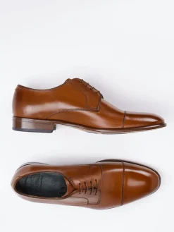 Herren Ralph Harrison Edition – Captoe Derby aus Kalbleder Cognac