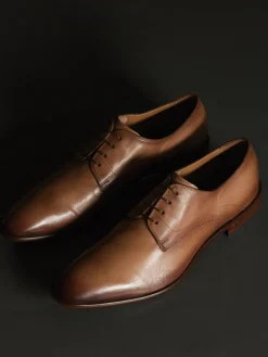 – Derby aus Kalbleder cognac*Ralph Harrison Edition Best