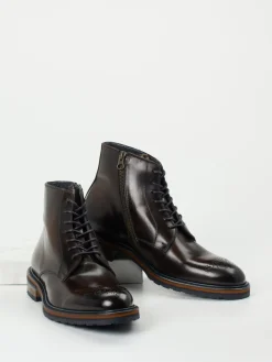 – Schnürboots aus Kalbleder Dunkel*Ralph Harrison Edition Clearance