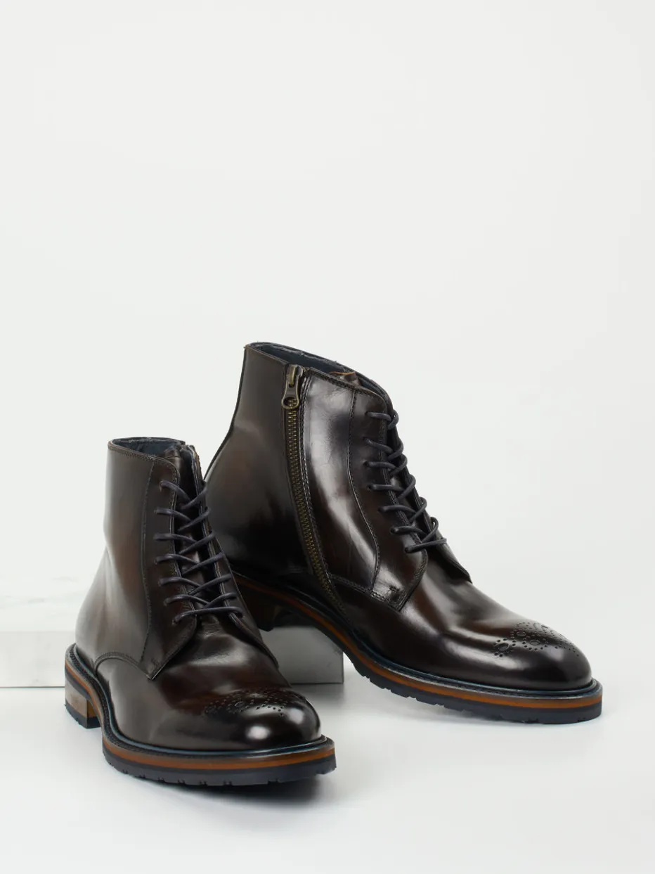 – Schnürboots aus Kalbleder Dunkel*Ralph Harrison Edition Clearance