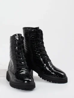 – Schnürboots aus Lackleder*Rapid Soul Online