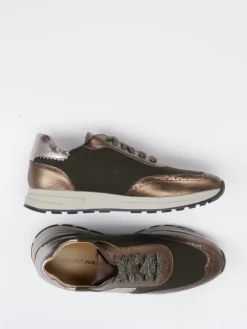 – Sneaker aus Leder und Textil oliv*Rapid Soul Clearance