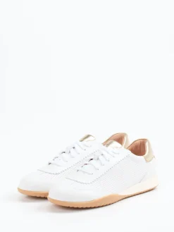 – Sneaker aus Lammleder und Mesh in*Rapid Soul Hot