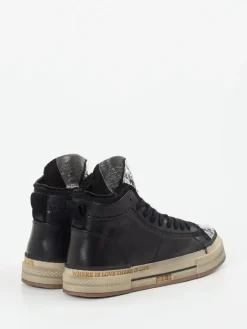 Damen Rebecca White – High-Top Sneaker aus Metallicleder