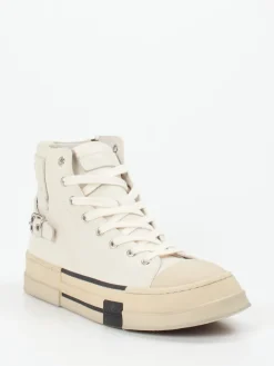 – High-Top Sneaker aus Lammleder creme*Rebecca White Discount