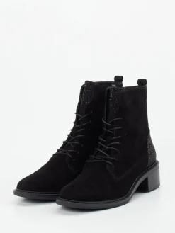 Damen Regarde Le Ciel – Schnürstiefelette aus Veloursleder