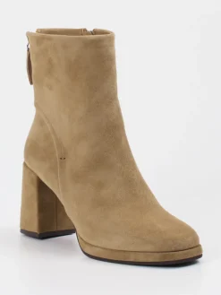 Damen Regarde Le Ciel – Stiefeletten aus Veloursleder sandbeige