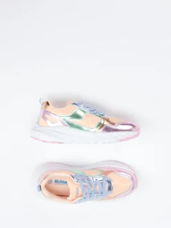 Kinder Richter – Chunky Sneaker aus Textil in Pfirsichrosa