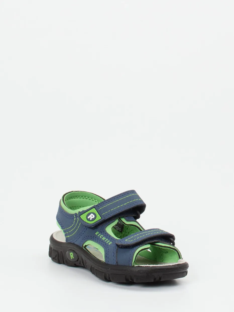 Kinder Richter – Klettsandalen aus Textil in Dunkel