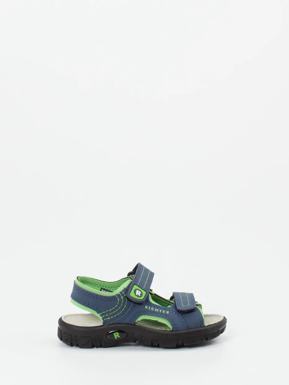 Kinder Richter – Klettsandalen aus Textil in Dunkel