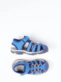 Kinder Richter – Outdoorsandalen aus Textil Kobalt