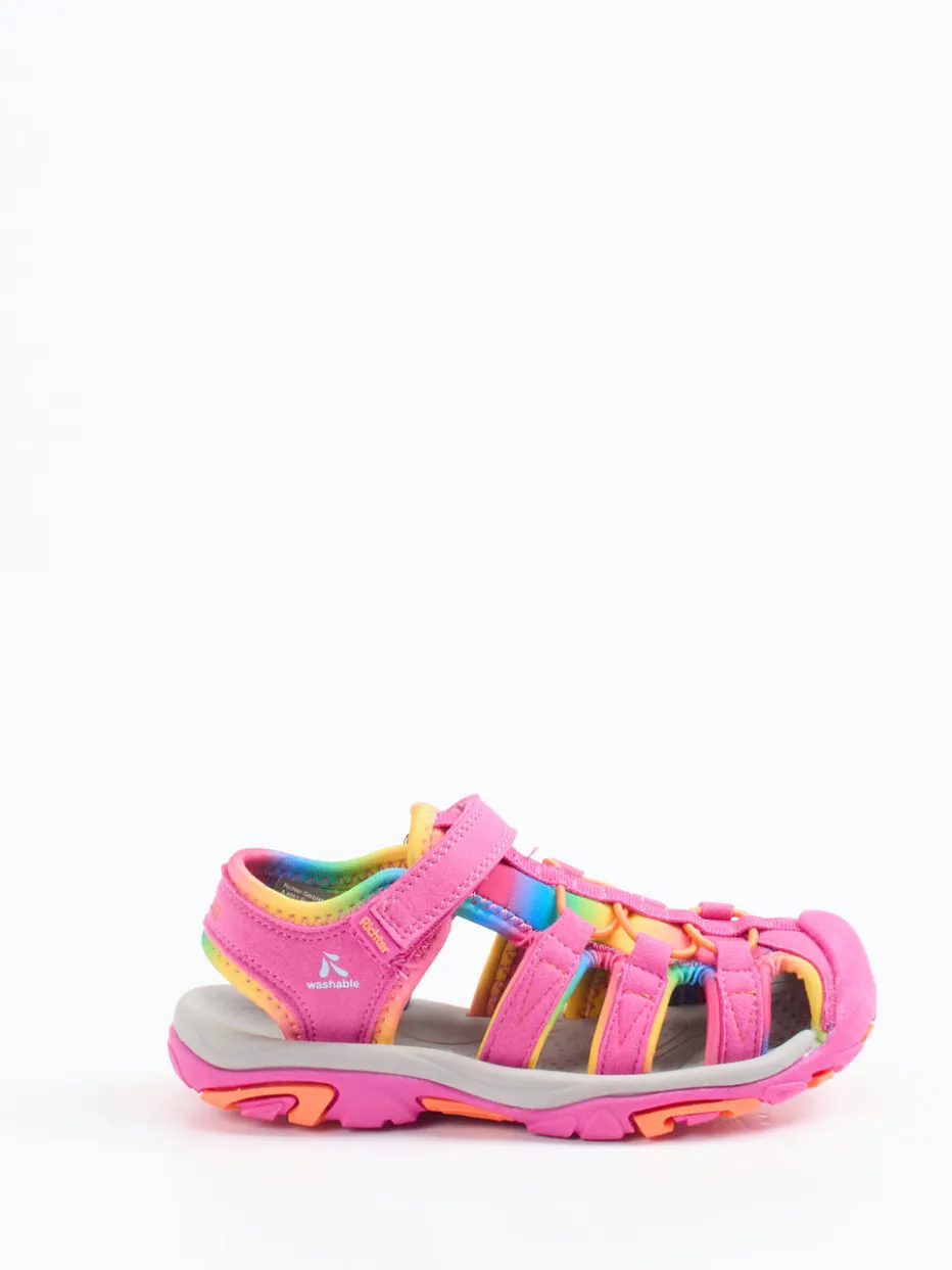 Kinder Richter – Outdoorsandalen aus Textil in Pink