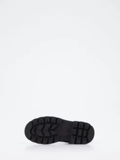 – Schnürboots aus Metallic-Leder Dunkel*Richter Best