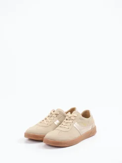 – Sneaker aus Veloursleder mit Metallic-Detail*Richter New