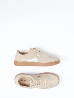 – Sneaker aus Veloursleder mit Metallic-Detail*Richter New