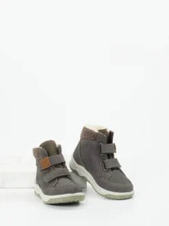 Kinder Ricosta – Klettboots aus Nubukleder schlammgrau