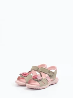 – Klettsandale aus Nubukleder Altrosa*Ricosta Outlet