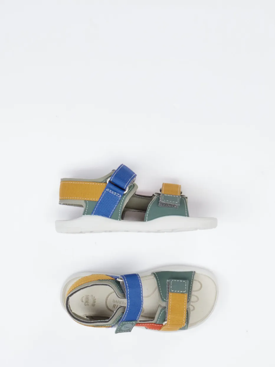 Kinder Ricosta – Klettsandale aus Synthetik in Khaki