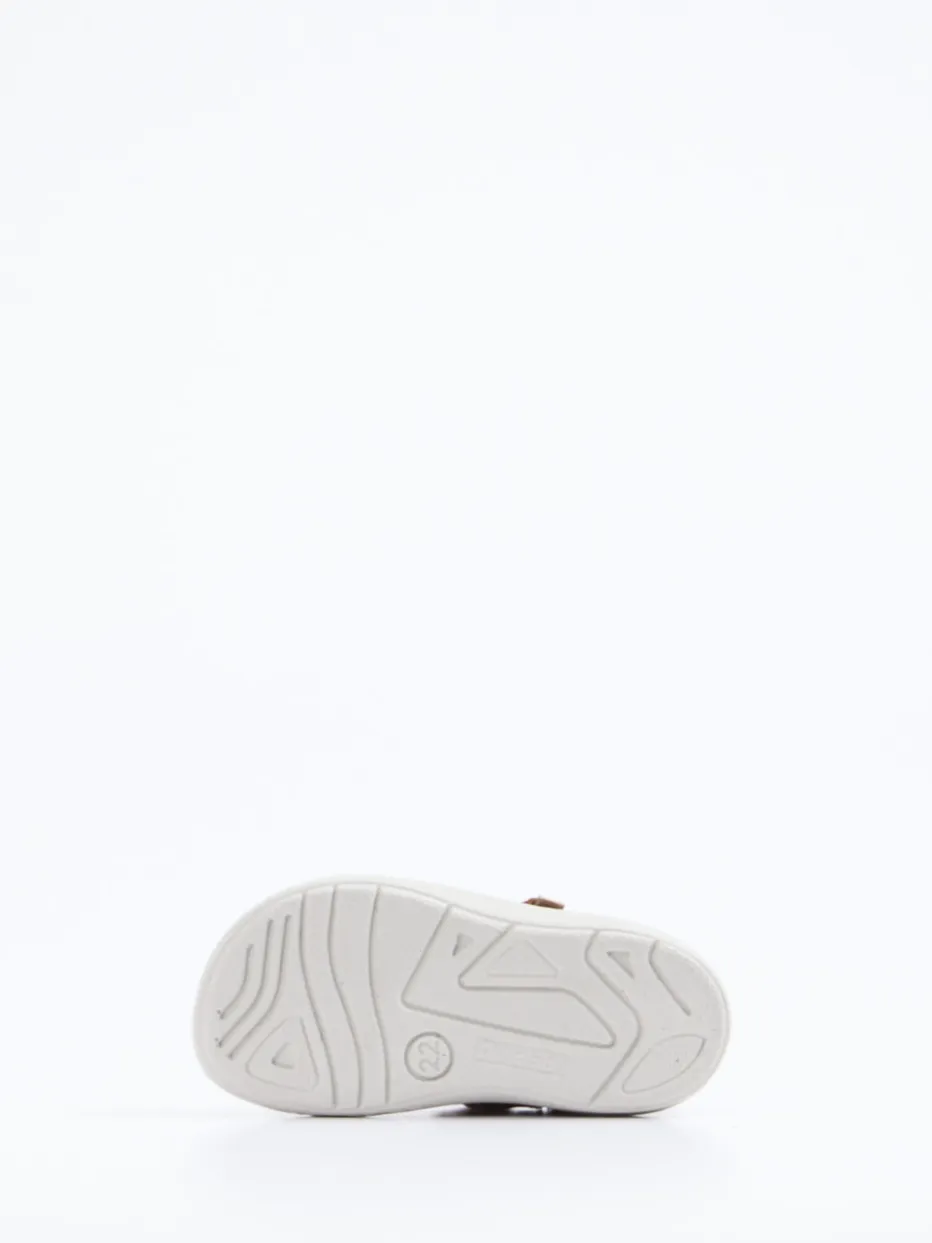 Kinder Ricosta – Klettsandalen aus Nubukleder cognac