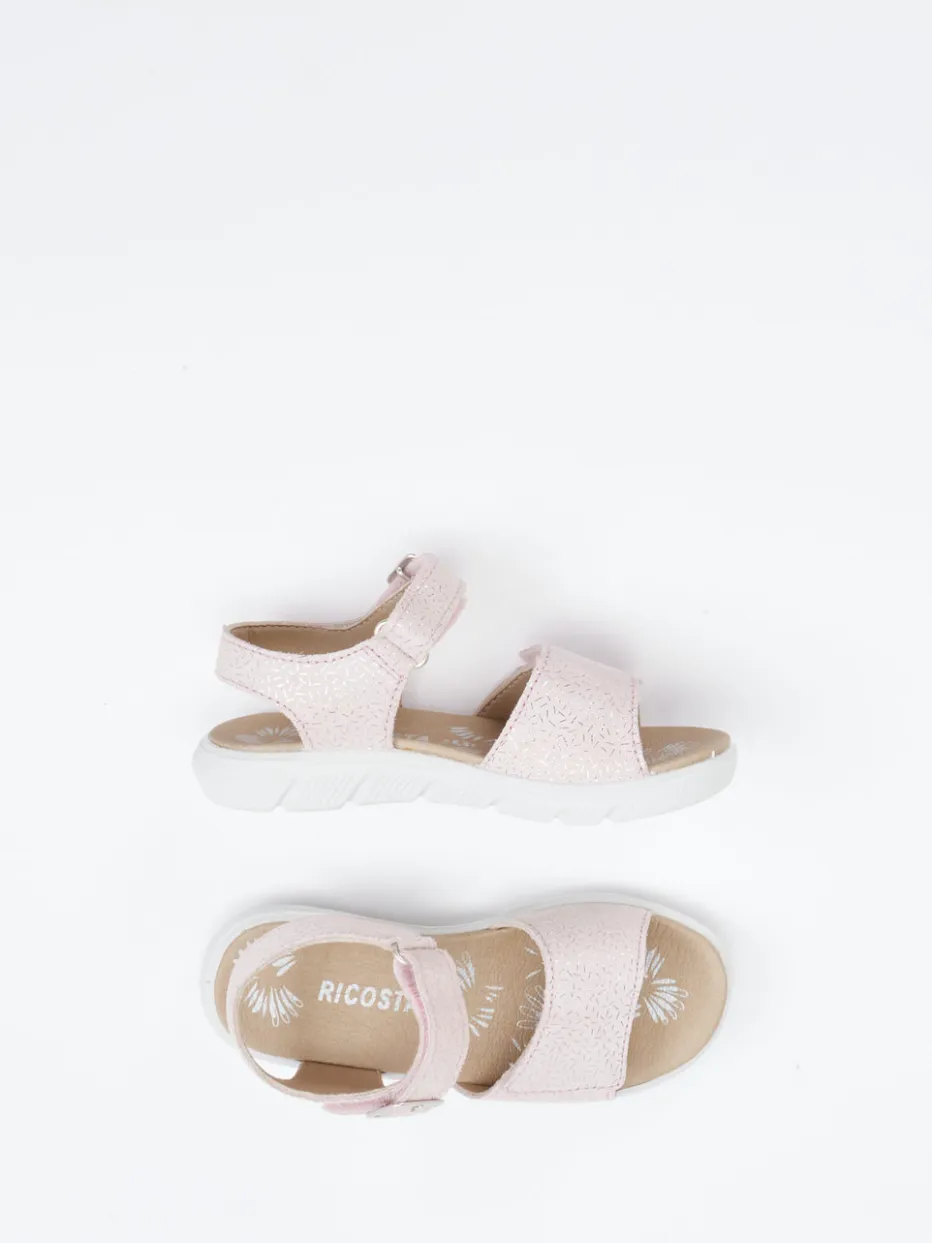 – Klettsandalette aus geprägtem Leder*Ricosta New