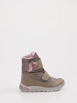 Kinder Ricosta – Klettstiefel aus Synthetik in Taupe