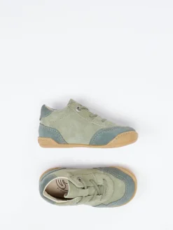 – Lauflernschuh aus Veloursleder Salbei*Ricosta New