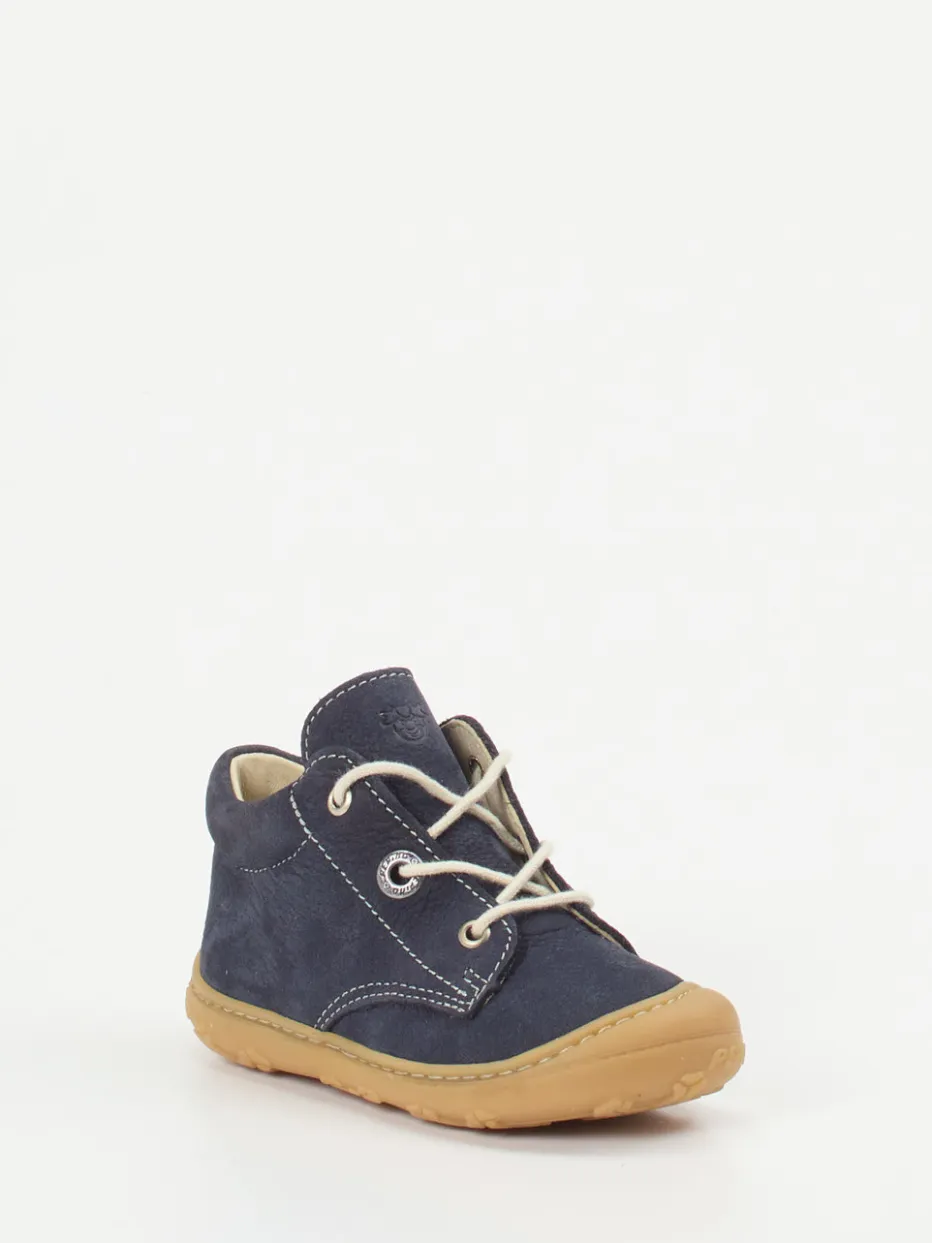 Kinder Ricosta – Lauflernschuh aus Nubukleder Dunkel